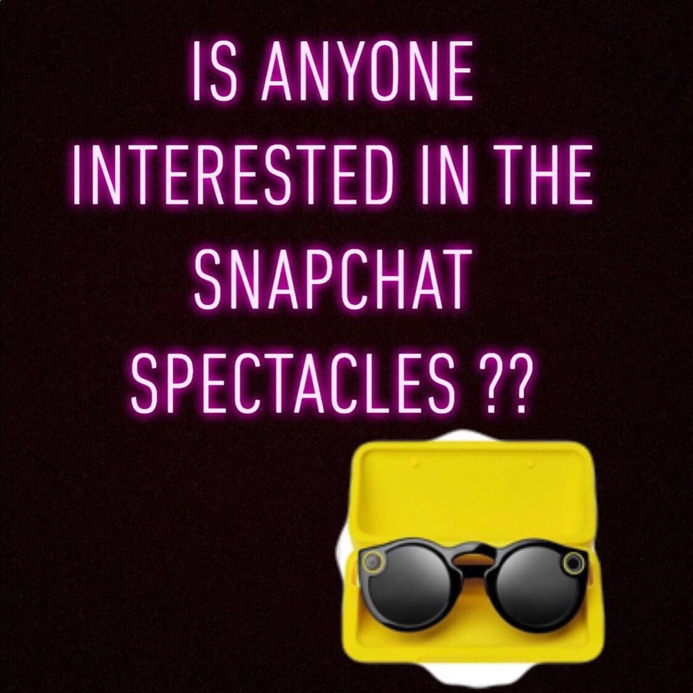 Snapchat spectacles